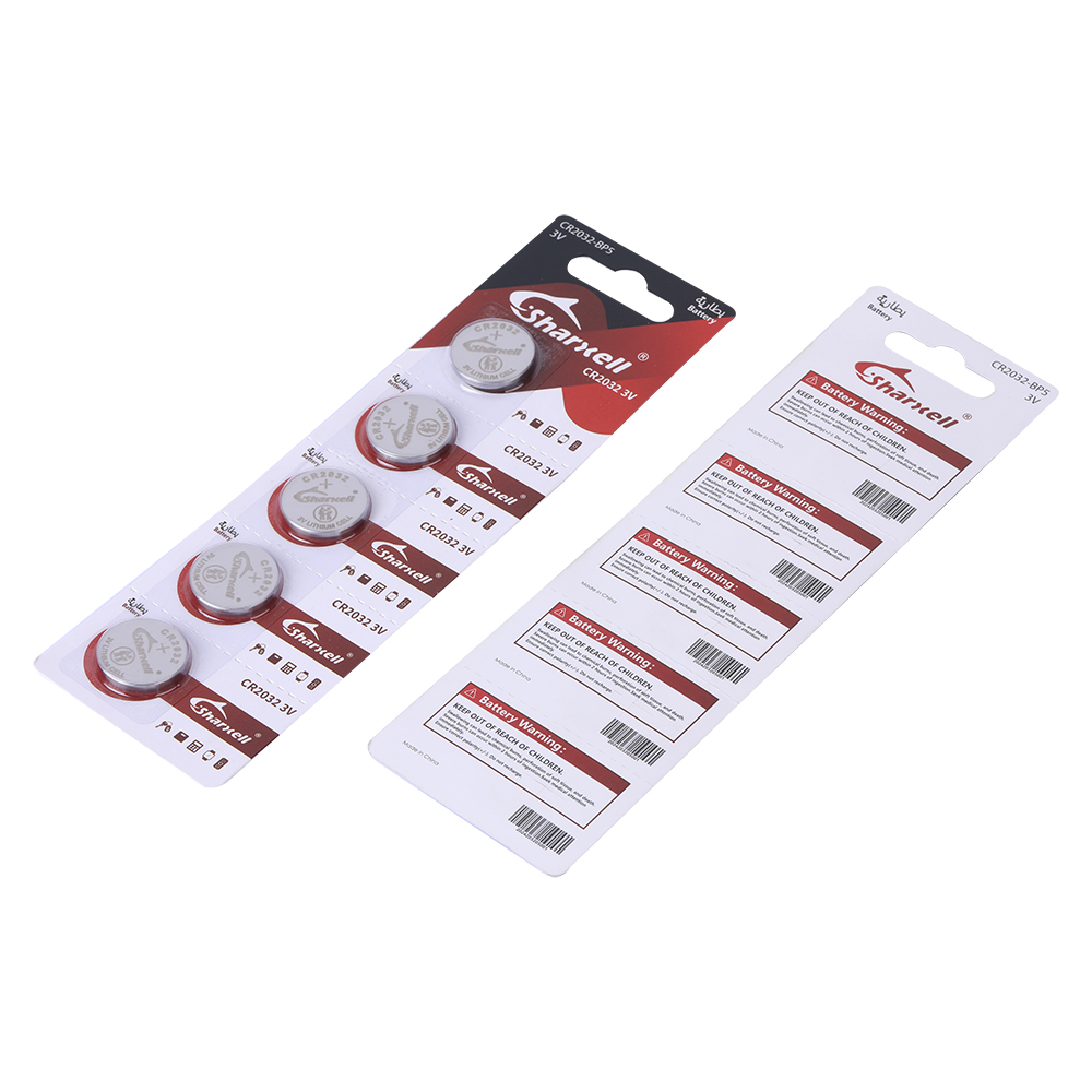SX-CR2032-5B packaging