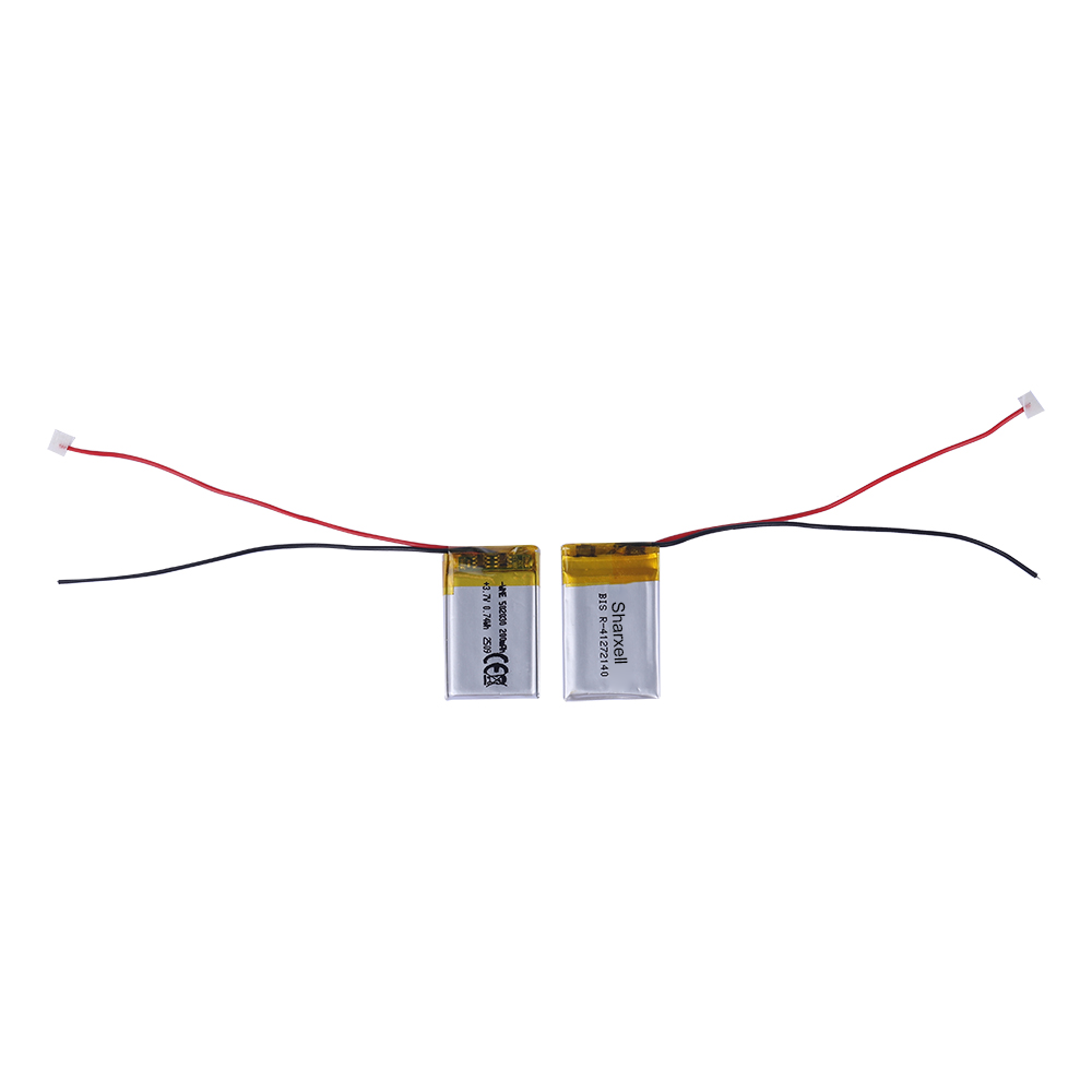 Sharxell 502030 3.7V Li-Polymer pouch battery product pair