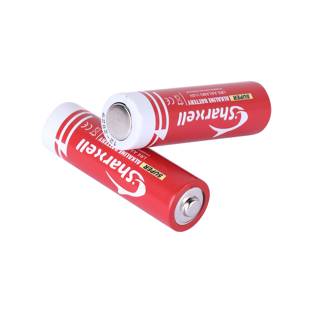 Sharxell LR6 AA alkaline battery cell view