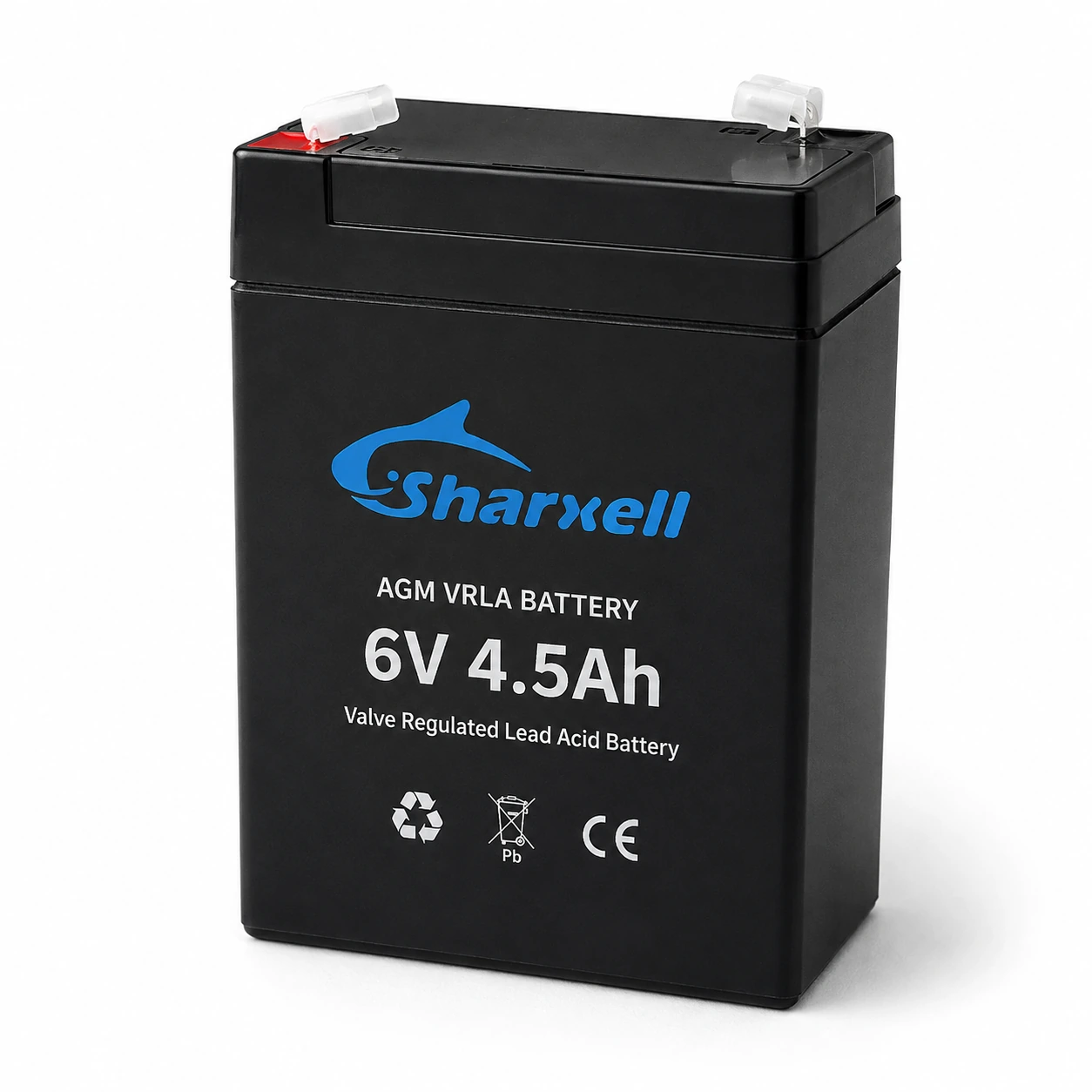 Sharxell 6V 4.5Ah AGM VRLA Battery